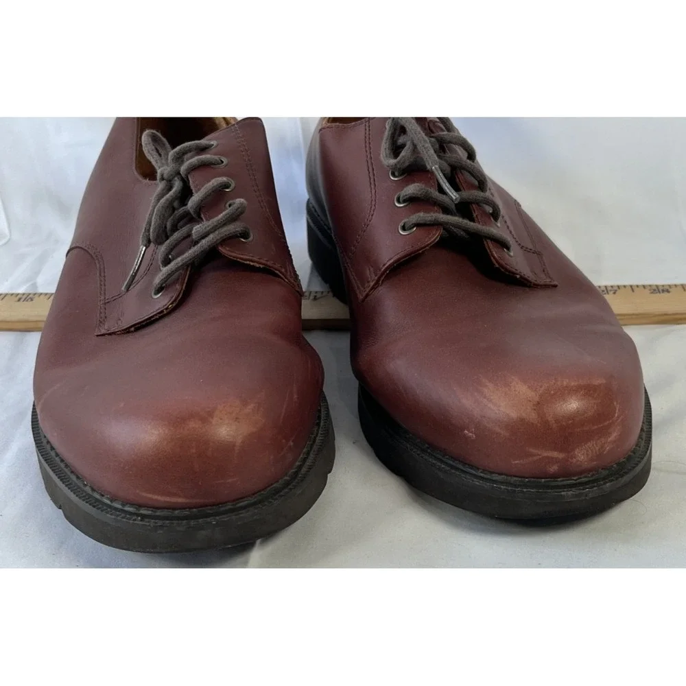 Men's Rockport Leather Chestnut Brown Size 11W‎ Lace Up Shoe Waterproof
